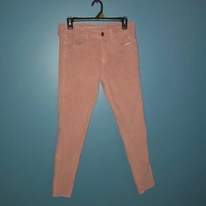 American Eagle Salmon/Pinkish jeans